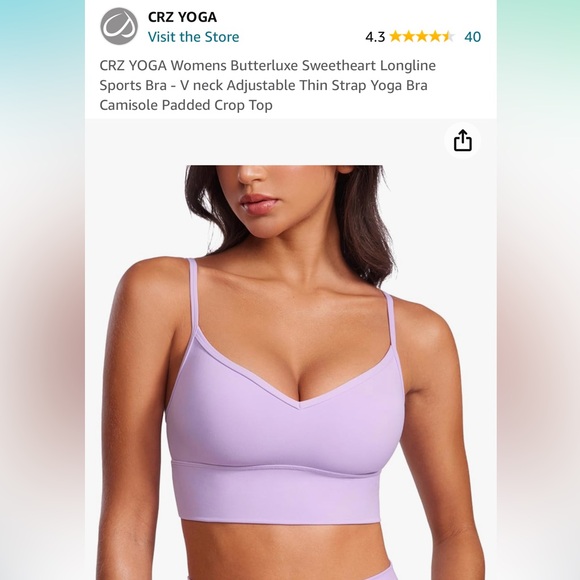 CRZ YOGA Other - CRZ Yoga Sports Bra.